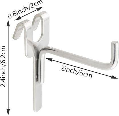 4PCS Mesh Storage Hooks Stainless Steel Multi Purpose Organization Hooks - Image 5