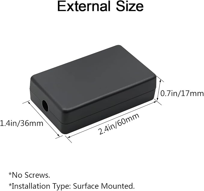 LeMotech Project Box 10 Pieces ABS Plastic Electrical Project Case Small - Image 2