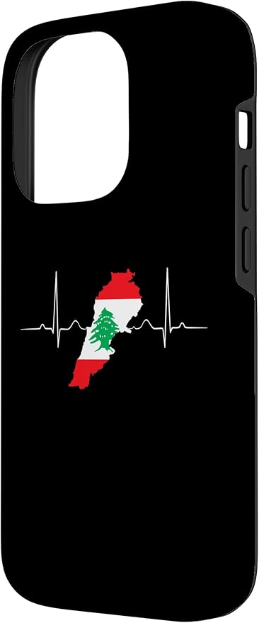 Lebanon Heart Lebanese Heartbeat Vintage Lebanon Map Case - Image 2