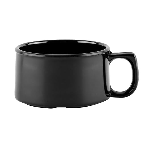G.E.T. BF-080-BK-EC Melamine Shatter-Resistant Mug/Coffee Cup, 11 Ounce - Image 2