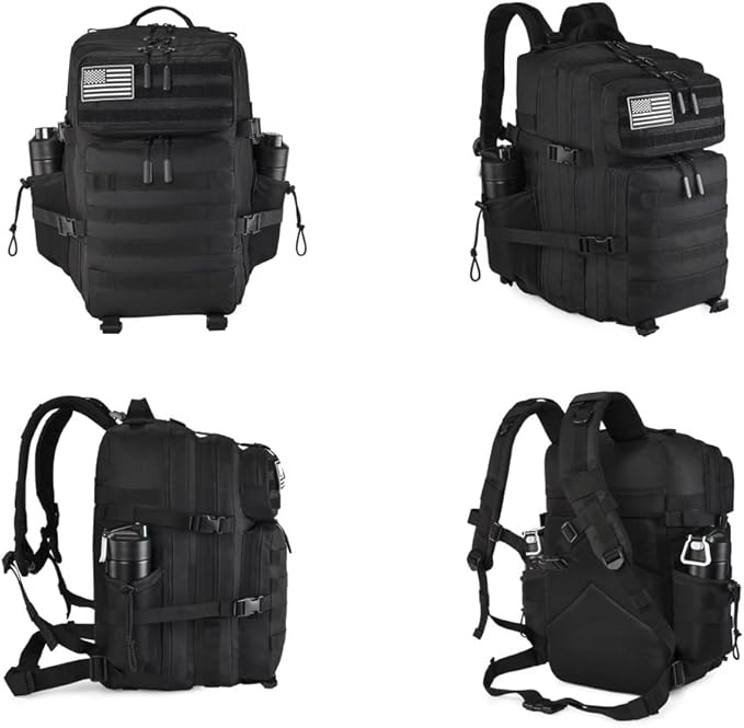 45L Tactical Backpack for Men Women, Military Assault Pack - Image 4