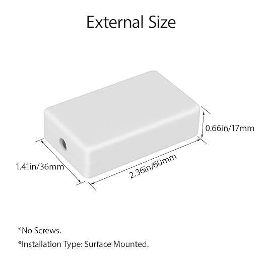 LeMotech Project Box 5 Pieces ABS Plastic Electrical Project Case Small - Image 3