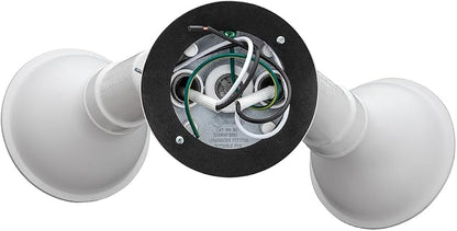 Lithonia Lighting Outdoor Flood Light Fixture, Adjustable Twin Par Flood Light - Image 12