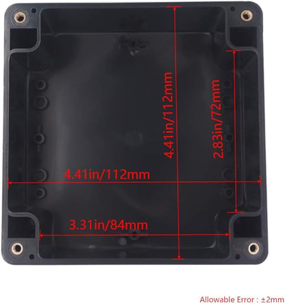 Project Box IP65 Waterproof Junction Box ABS Plastic Black Electrical Boxes DIY - Image 3
