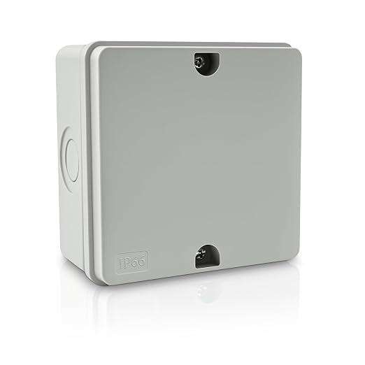 NineLeaf Junction Box, Waterproof Electrical Box IP66 Water Resistant Dustproof by NineLeaf