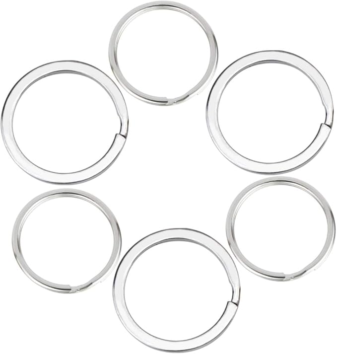 20 Pack Carabiners Clips with Keychain D Ring Caribeaner Clip Hook - Image 5