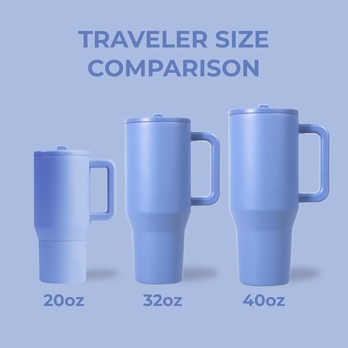 HydroJug Traveler - 40 oz Water Bottle - Fits in Cup Holder - Image 4