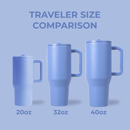 HydroJug Traveler - 40 oz Water Bottle - Fits in Cup Holder - Image 4