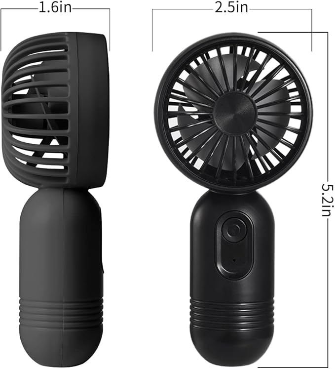 VanSmaGo Portable Mini 2-pack Handheld Personal Small Fan - Image 2
