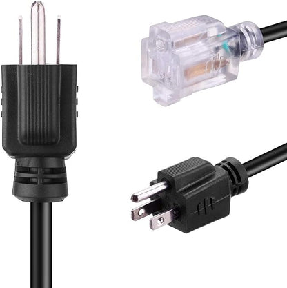 Miady Short Power Extension Cord Outlet Saver, Female Plug - Image 3
