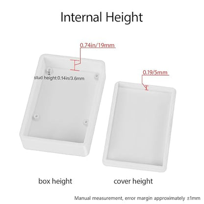 LeMotech Project Box 5 Pieces ABS Plastic Electrical Project Case Small - Image 4