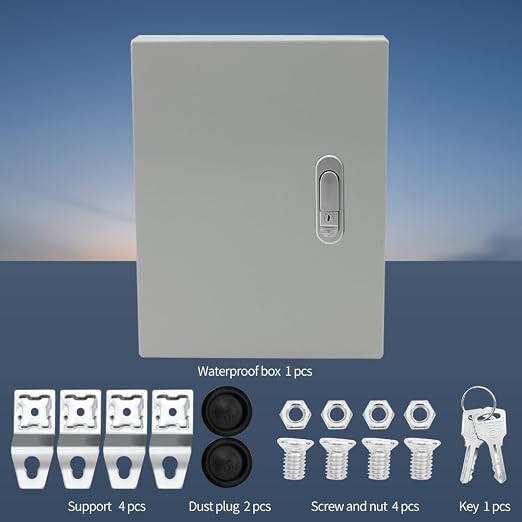 Steel Electrical Junction Box, 12 * 10 * 6 in Waterproof & Dustproof Electrical - Image 2