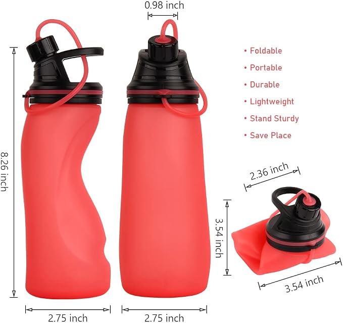 E-Senior Collapsible Water Bottle BPA Free - Image 2