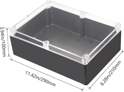 Project Box IP65 Waterproof Junction Box ABS Plastic Black Electrical Boxes DIY - Image 2