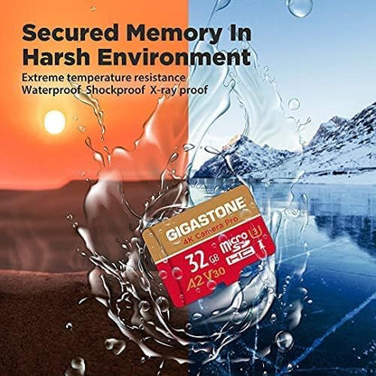 【5-Years Data Recovery】 GIGASTONE 32GB Micro SD Card 5-Pack, 4K Camera Pro - Image 7