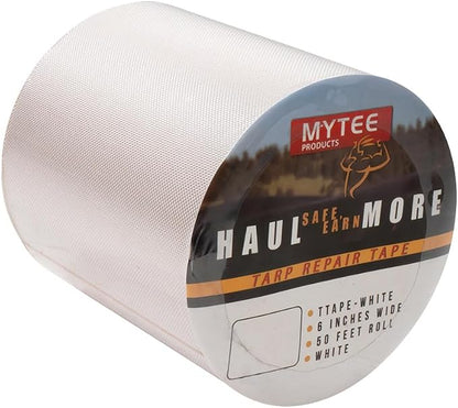 Mytee Products 8.8 oz Waterproof White Vinyl Tarp Repair Tape 6 Inch x 50 FT by MyteeProducts