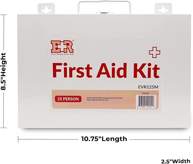 Ever Ready First Aid 107 Piece 25 Person First Aid Kit - Image 2