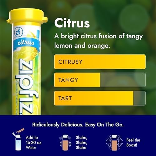 Zipfizz Daily Energy Drink Powder, 20 Pack, 3-in-1 Sustained Energy, Rapid - Image 6