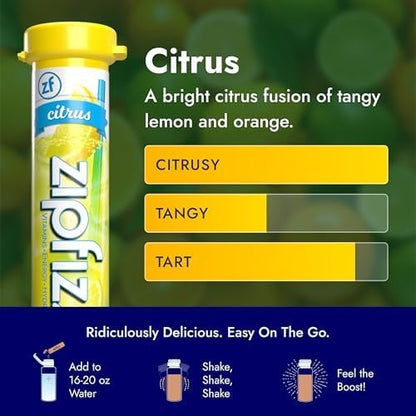Zipfizz Daily Energy Drink Powder, 20 Pack, 3-in-1 Sustained Energy, Rapid - Image 6