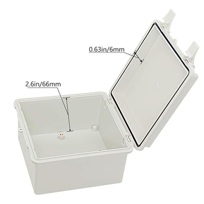 Zulkit 2pcs Junction Box ABS Plastic Dustproof Waterproof IP65 Electrical Boxes - Image 4
