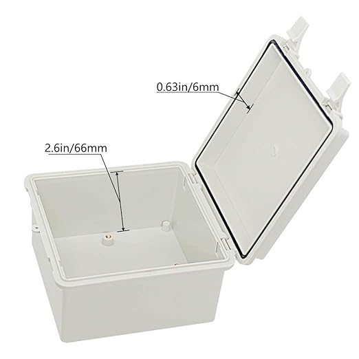 Zulkit Junction Box ABS Plastic Dustproof Waterproof IP65 Electrical Boxes - Image 4