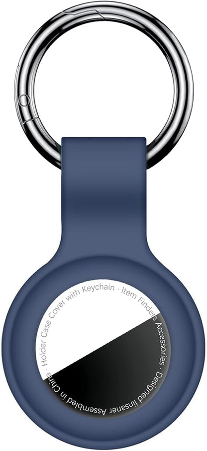 Linsaner Case for AirTag 2nd Gen & 1st Gen, Silicone Holder Keychain Key Ring by Linsaner
