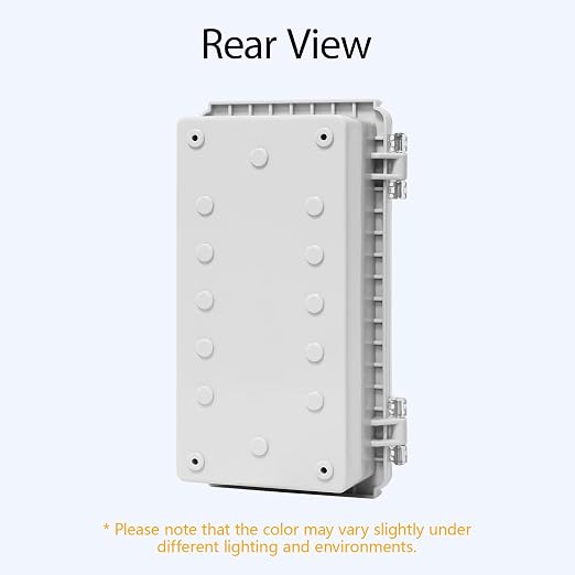 LeMotech Electrical Box, IP67 Waterproof Hinged Clear Cover Stainless Steel - Image 6