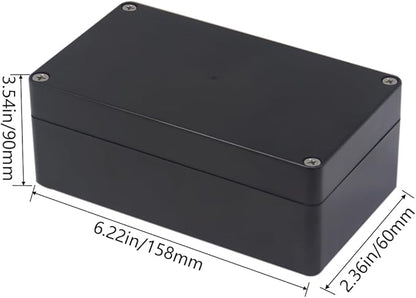 Project Box IP65 Waterproof Junction Box ABS Plastic Black Electrical Boxes DIY - Image 2