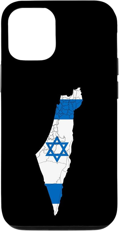Israel National Flag Distressed Map Case by Unknown