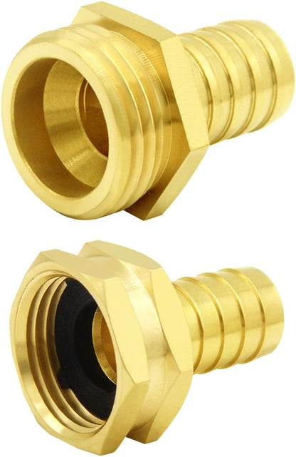 Hooshing 3/4" Garden Hose Repair Kit Solid Brass Water Hose Mender Male and - Image 5