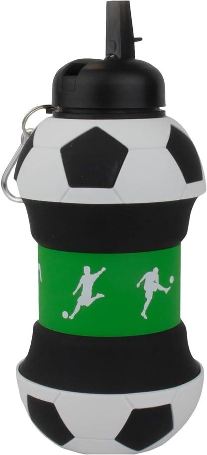 Maccabi Art Clip-On Collapsible 1 Liter, 34 oz. size BPA-Free Silicone Soccer - Image 5