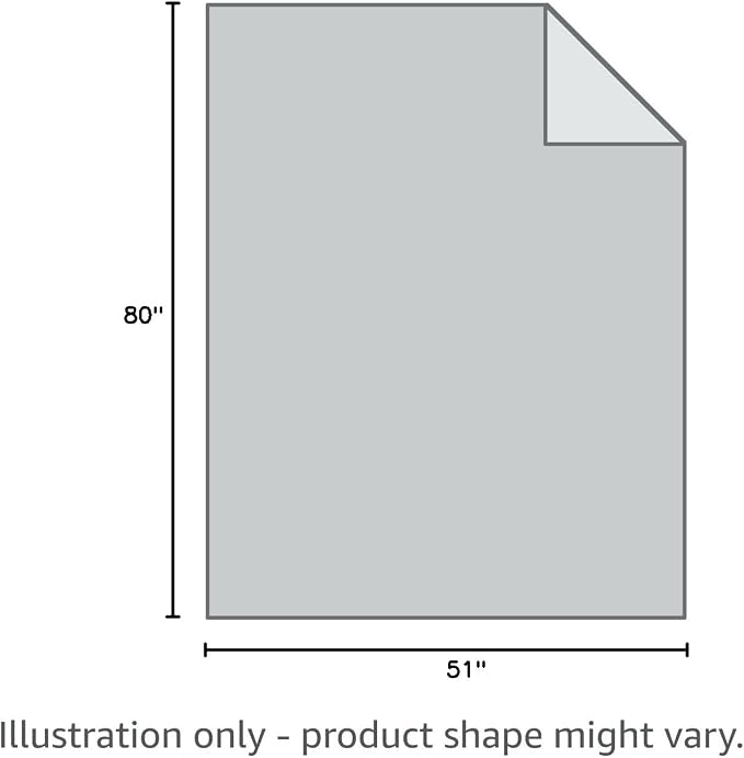 SE 51"x 80" Multipurpose Gray Wool Blanket - Image 8