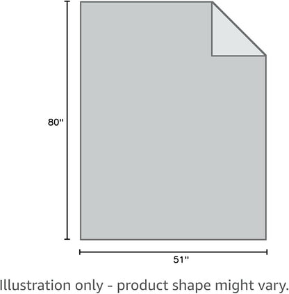 SE 51"x 80" Multipurpose Gray Wool Blanket - Image 8