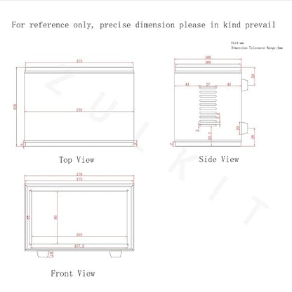 Zulkit Electronic Enclosures Blue Metal Enclosure Project Case DIY Box Junction - Image 9
