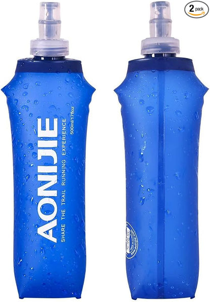 AONIJIE TPU Soft Flask Water Bottle Collapsible Running Flask by AONIJIE