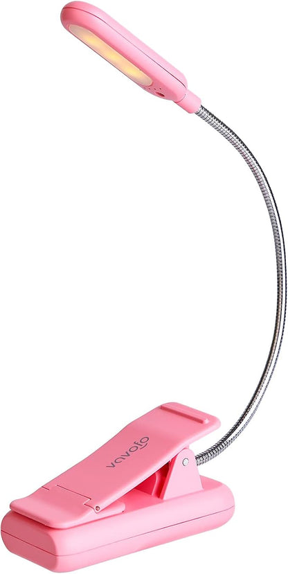 VAVOFO Rechargeable Book Light for Reading in Bed Kids, 7 LED Reading Light by VAVOFO