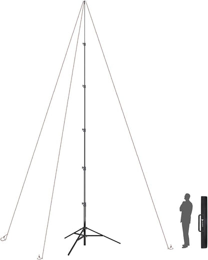 RAUBAY 24' Tall Tripod Stand, Extreme Tall Heavy Duty Sports Camera Video Tripod by RAUBAY