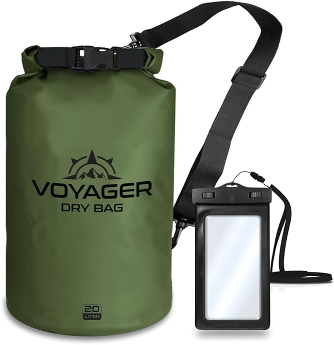 EcoGear FX Heavy Duty Waterproof Dry Bag Voyager Series – Durable Roll Top by EcoGearFX
