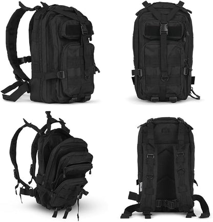 30L Black Tactical Backpack - Image 3