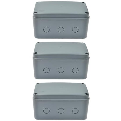 Nineleaf Waterproof Electrical Box, 3PK Outdoor Junction Boxes, IP66 External by NineLeaf