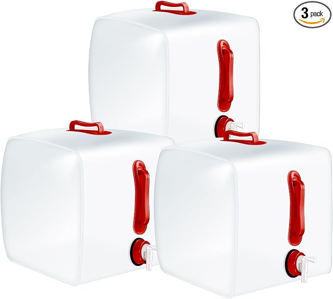 Reallnaive 3 Pack Collapsible Water Container by Unknown