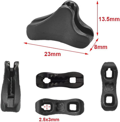 CooBigo 12Pack Ultralight Guyline Tensioners Tent Guyline Cord Rope Adjuster - Image 2