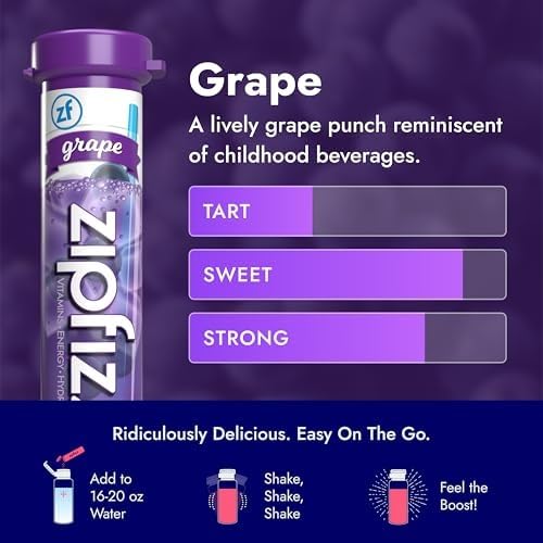 Zipfizz Daily Energy Drink Powder, 20 Pack | 3-in-1 Sustained Energy, Rapid - Image 6