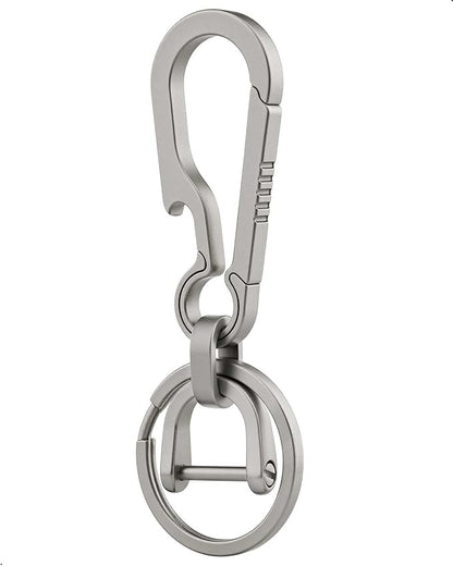 PJYTAC Key Chain Clip Titanium Carabiner Keychain Quick Release Carabiner by PJYTAC