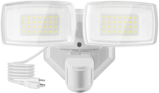 Onforu 32W Plug in Motion Sensor Lights Outdoor, 3200LM Motion Flood Light Dusk by Onforu