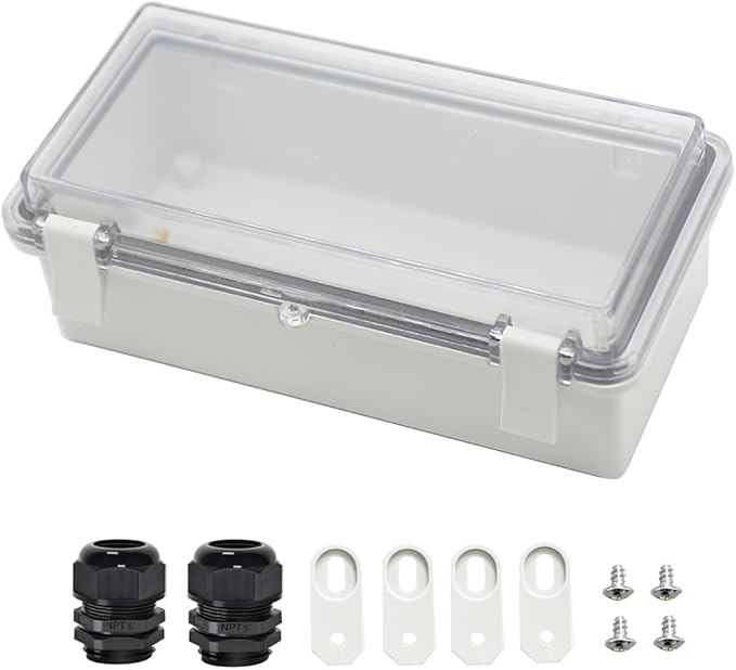 Zulkit Junction Box ABS Plastic Dustproof Waterproof IP65 Electrical Boxes by Zulkit