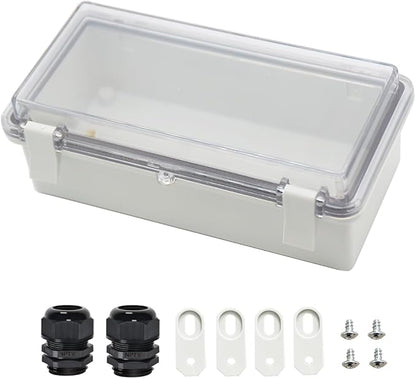 Zulkit Junction Box ABS Plastic Dustproof Waterproof IP65 Electrical Boxes by Zulkit