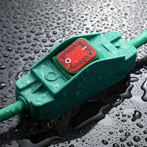 Extension Cord with Switch On/Off Waterproof Switch 6Ft No Plugging and - Image 4