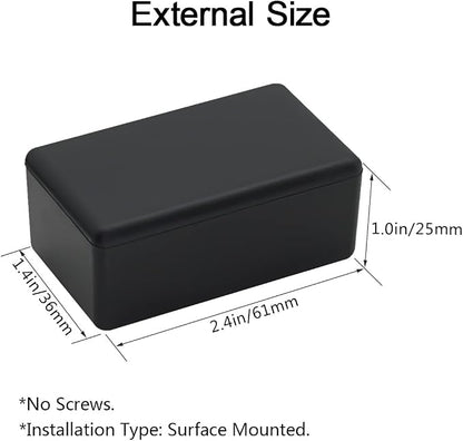 LeMotech Project Box 10 Pieces ABS Plastic Electrical Project Case Small - Image 2
