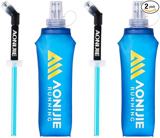 AONIJIE TPU Soft Flask Water Bottle Collapsible Running Flask by AONIJIE